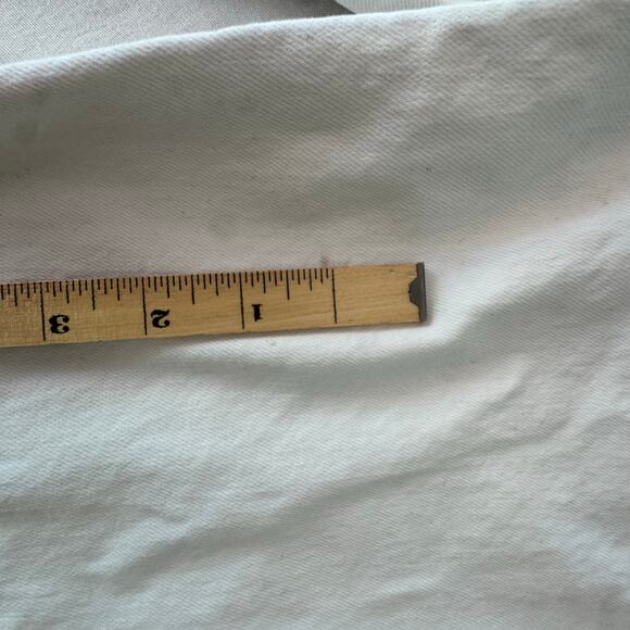 AGOLDE Riley Long High-Rise Straight Jeans sour cream‎ white 28 - Picture 3 of 12